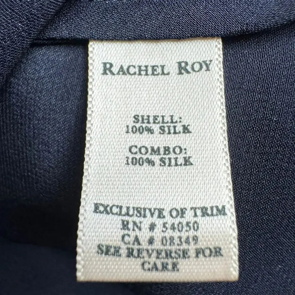 Rachel Roy Women's Blouse Top Size 2 Multicolor Floral 100% Silk Sleeveless - Picture 4 of 7